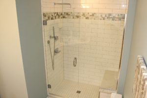 Wedi Curbed Shower with 4 x 12