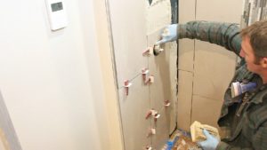 How to Tile the Plumbing Wall