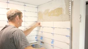 How to Tile Side Walls Above Niche