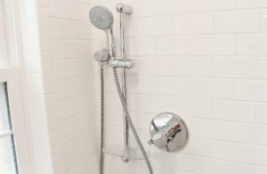 GrohFlex Mixing Valve in VIM Curbless Shower