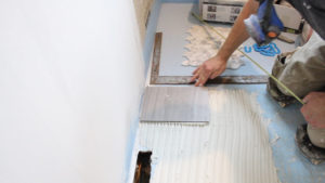 How to Tile Bathroom Floor Part 1