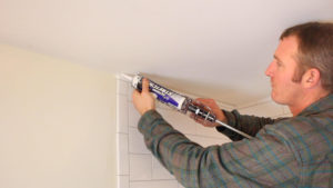 How to Caulk Tile & Ceiling Joints