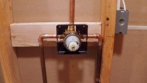Delta Shower Rough-In Valve using Copper Pipes